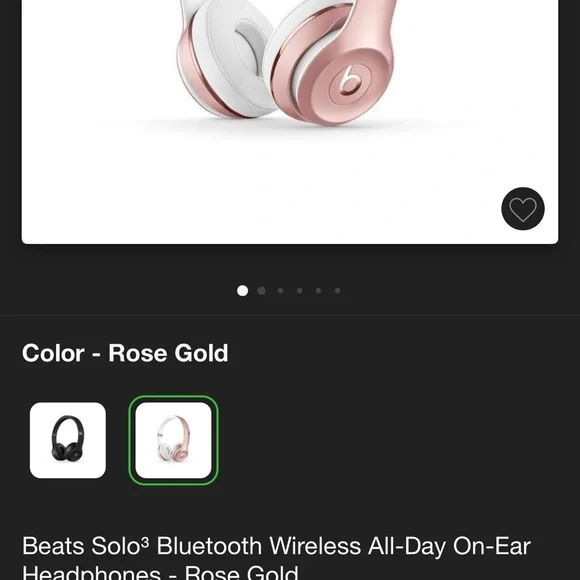 Beats Rose gold Headphones